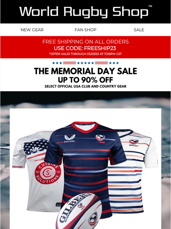 USA Rugby Men's Home Jersey 22/23 by Castore - World Rugby Shop