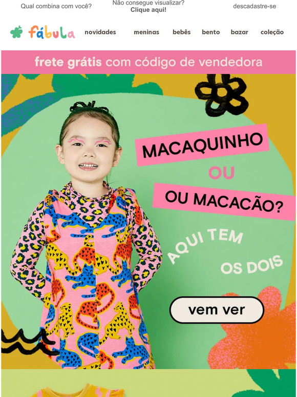 Macaquinho ou macacão? 😍🥰