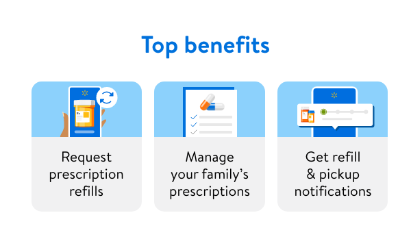 Top benefits - Request prescription refills - Manage your family's prescriptions - Get refills & pickup notifications