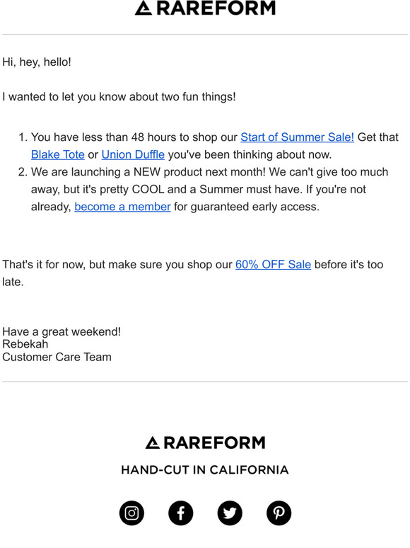 Just a reminder...60% OFF ends soon.