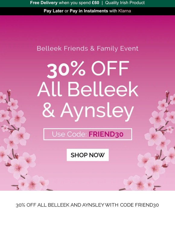FRIENDS & FAMILY 30% OFF