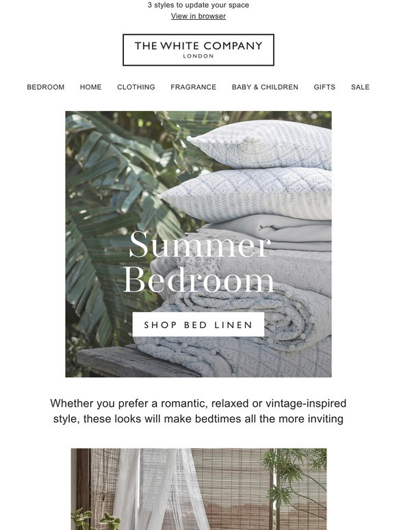 Get the look: Summer bedroom