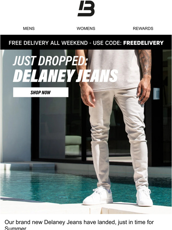 Just dropped: Delaney jeans! ⚡