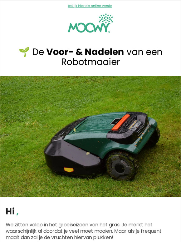 Moowy De Voor Nadelen Van Een Robotmaaier Milled