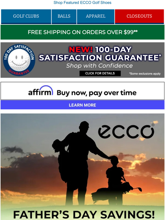 Father's Day Savings on Select ECCO Golf Shoes