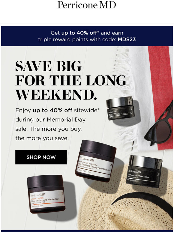 Unlock up to 40% off during our Memorial Day sale.