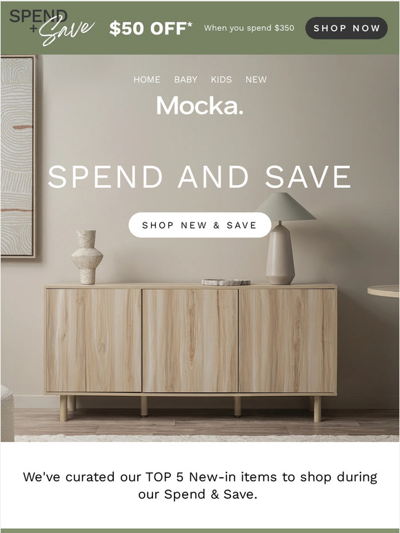 Mocka Top 5 Favourites for Spend & Save! Milled