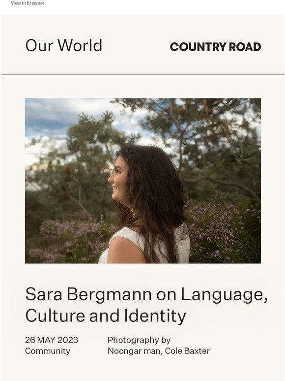 Sara Bergmann on language, culture and identity