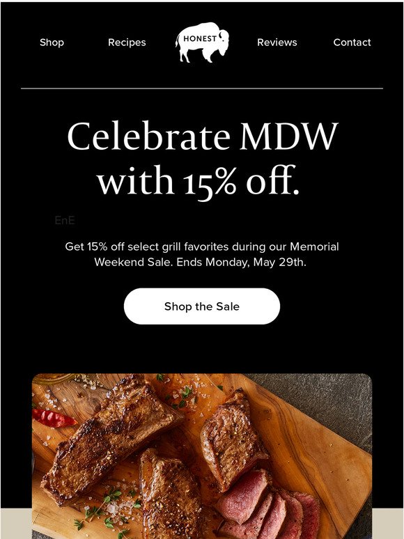 Happening Now | 15% Off Grill Faves