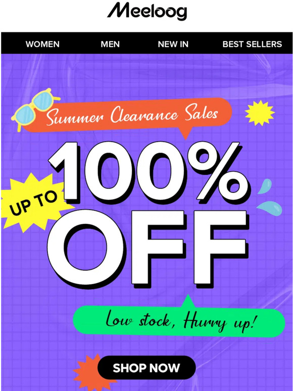 💘💘Clearance sale $0!