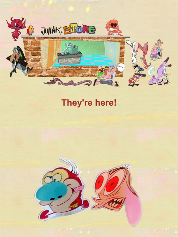Limited Edition Ren & Stimpy Pins Now Available