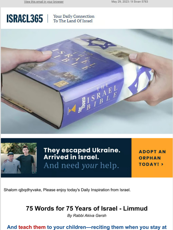 75 Words for 75 Years of Israel - Limmud