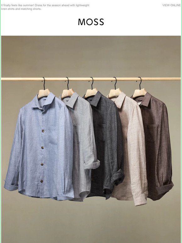 Airy linen shirts | Plus, 50% off clothing subscription