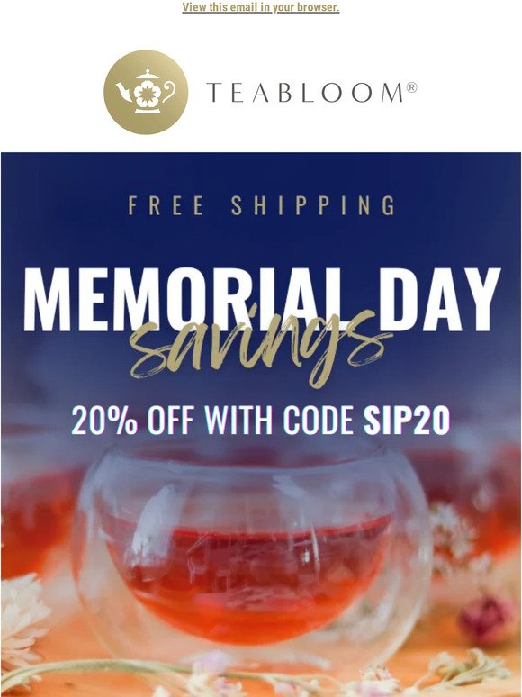 🎉Memorial Day Sale – 20% off EVERYTHING!