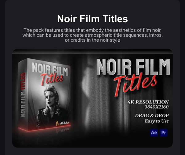 Noir Film Titles