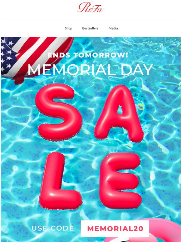 ⭐️ Memorial Day Sale Ends Tomorrow! ⭐️