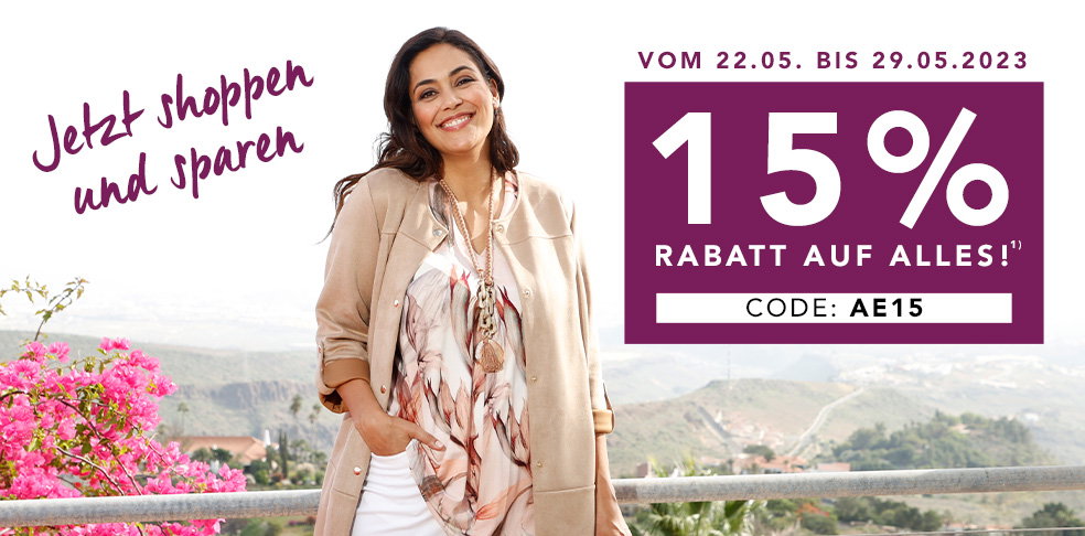 15% auf Alles!