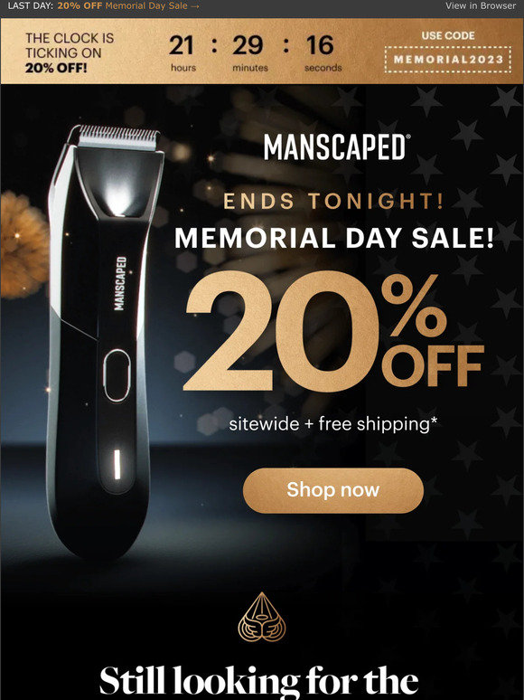 Manscaped Email Newsletters Shop Sales, Discounts, and Coupon Codes