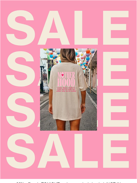 Tick-Tock… 25% off ends tonight