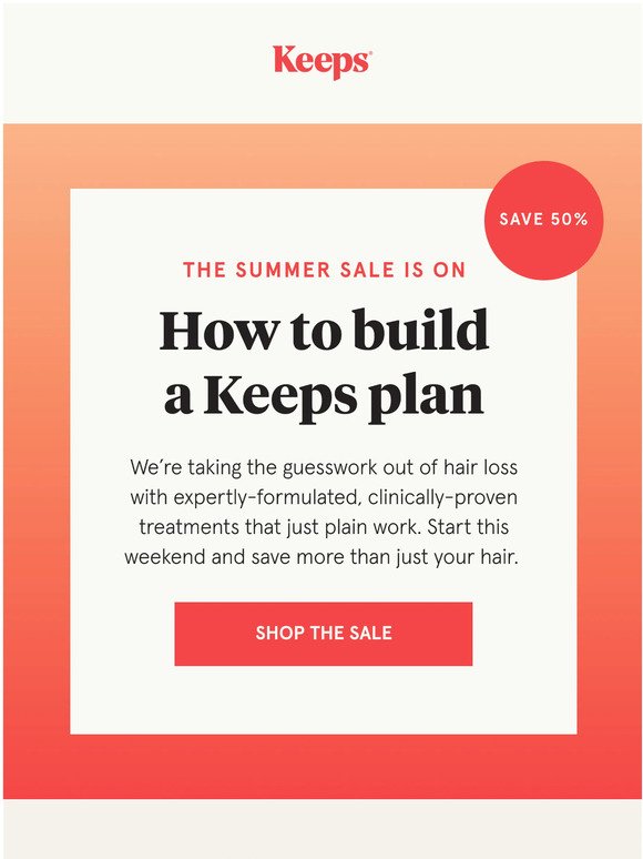 How to build a Keeps plan