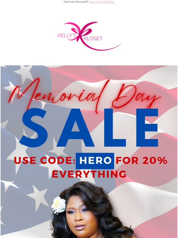 Memorial Day SALE Starts NOW!! 🙌