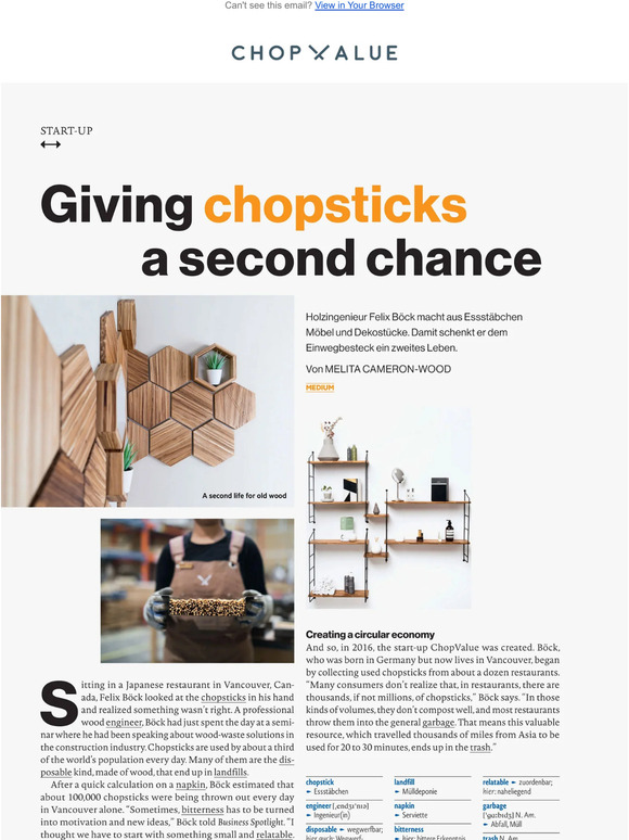 STAY IN THE (CLOSED) LOOP: Giving Chopsticks a Second Chance