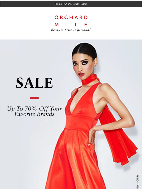 Your favorite brand is on sale!