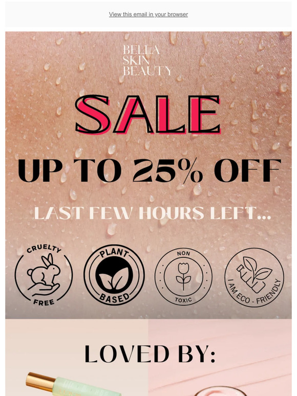 Only A Few HOURS Left - SALE