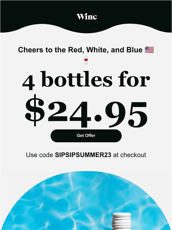 4 bottles for $24.95