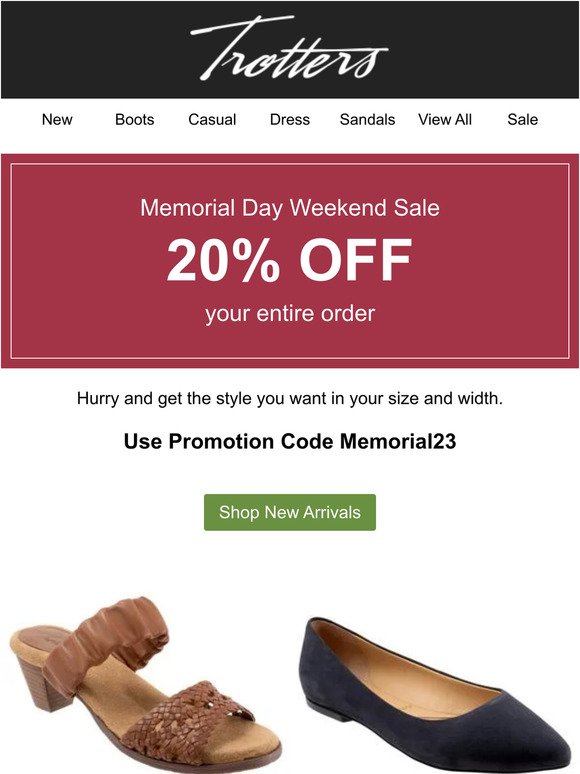 Save 20% Off Your Trotters Order!