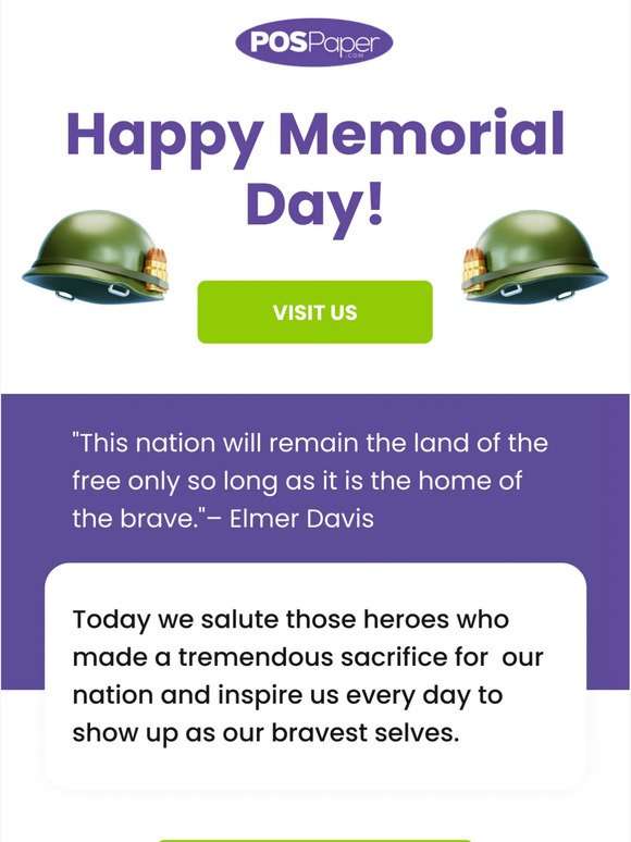 Today we remember our heroes