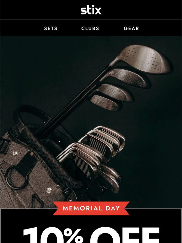 Last chance for our Memorial Day Sale!