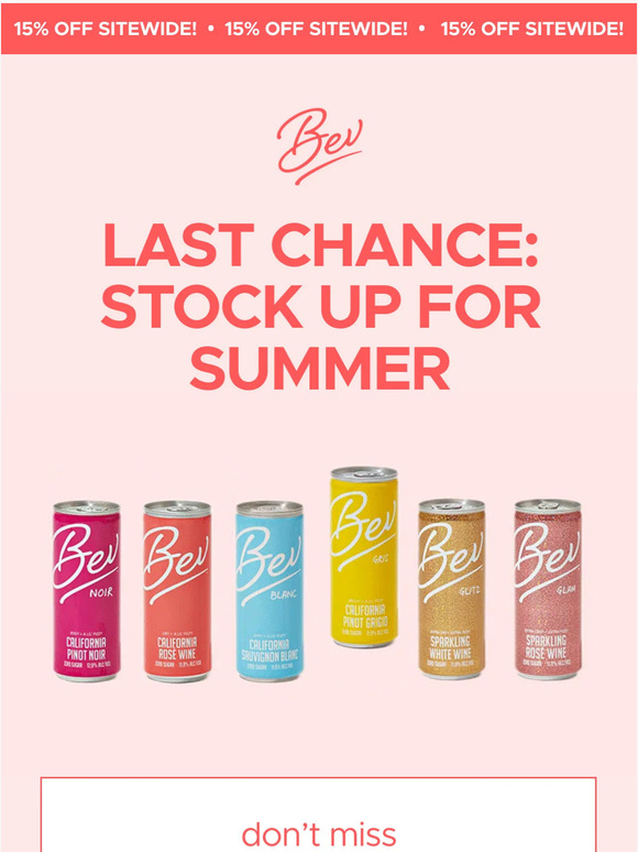last chance: fill your cooler 🧊