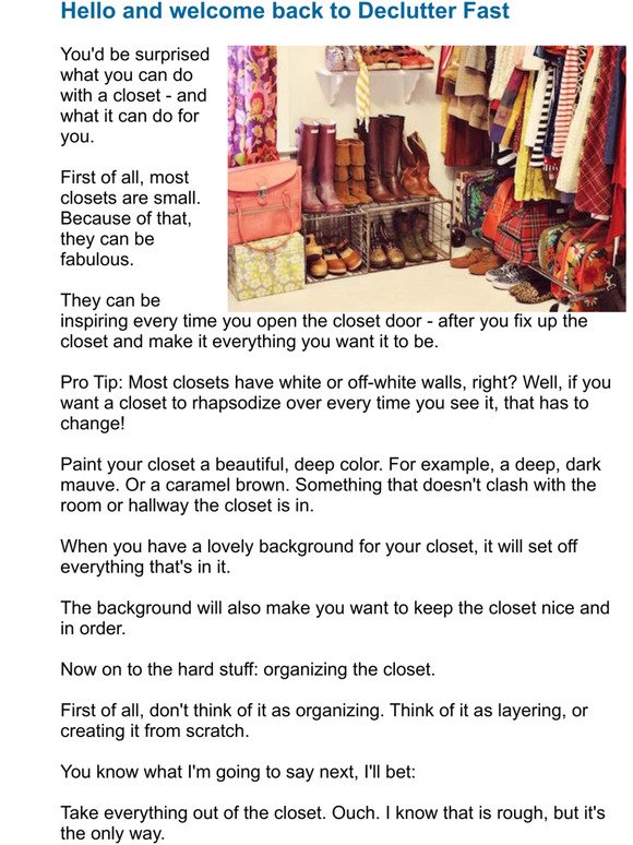 💙☕ Take your closet Out of the Closet