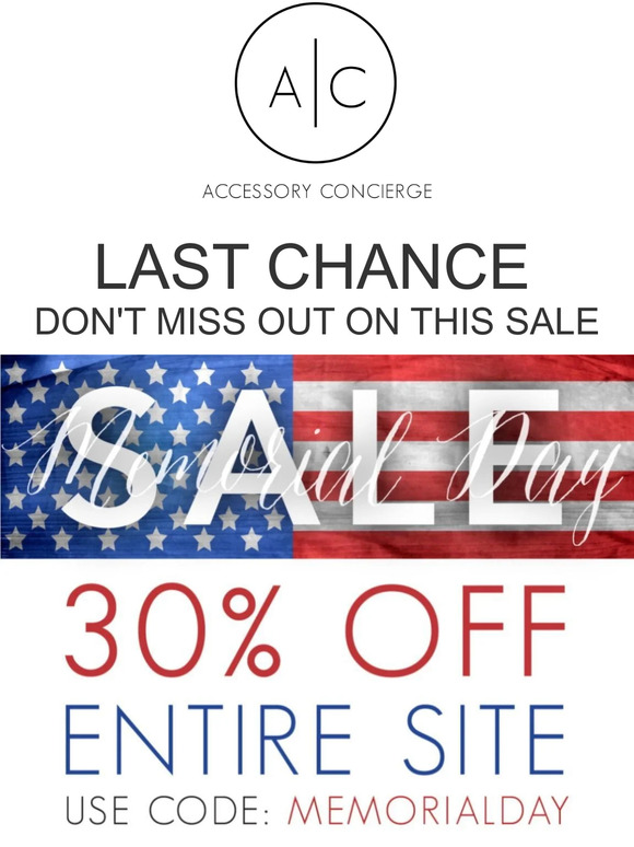 LAST CHANCE SITE WIDE SALE