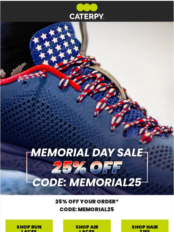 Memorial Day Sale 🇺🇸 25% OFF