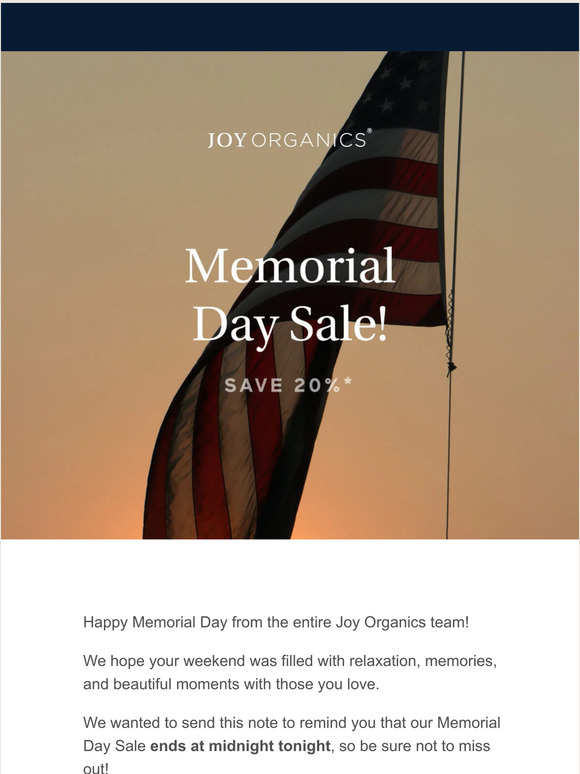 Last Chance - 20% Off!