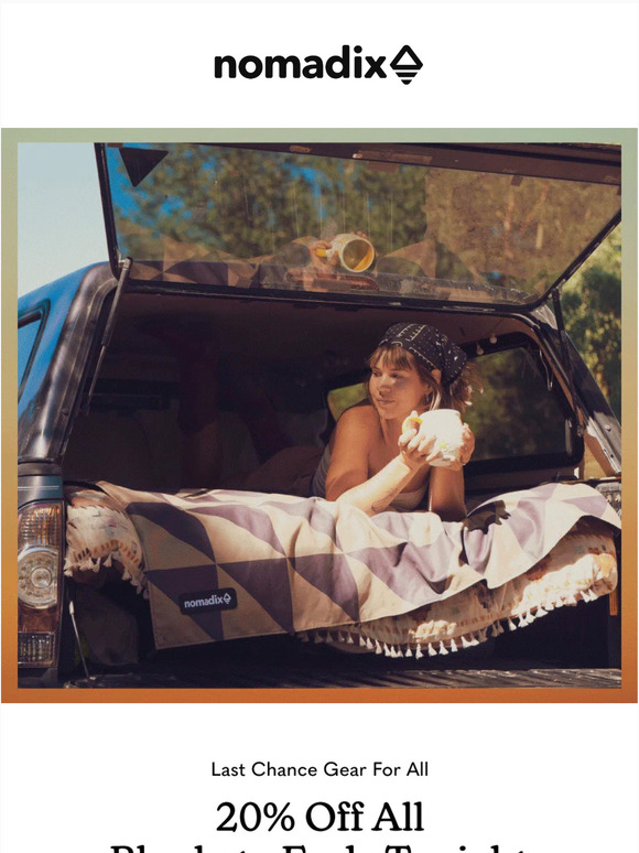 ENDS TONIGHT - 20% Off All Blankets