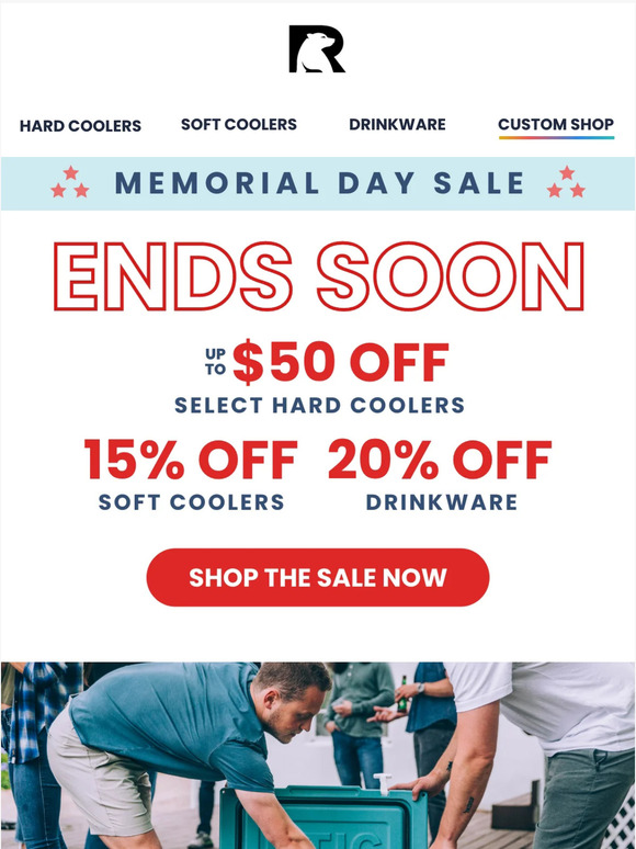 Ending Soon: Memorial Day Sale