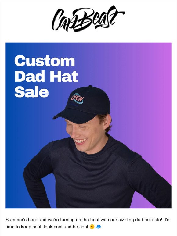 Custom Dad Hats Sale 👨‍🦳🧢