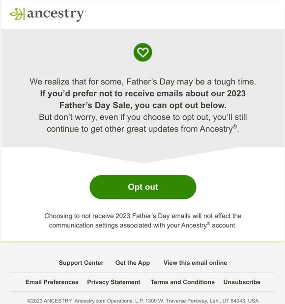 Rather not get Father’s Day emails this year? No problem