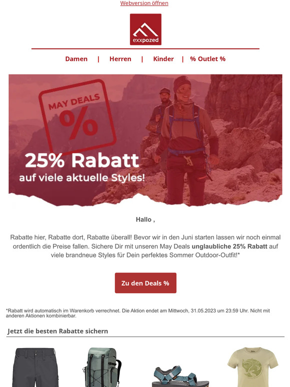 🚨25% RABATT auf viele neue Sommer-Styles | Nur noch bis morgen!