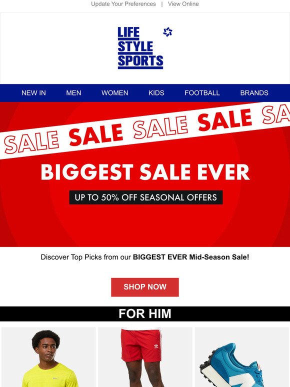 Our BIGGEST EVER Mid-Season Sale Continues 🤑