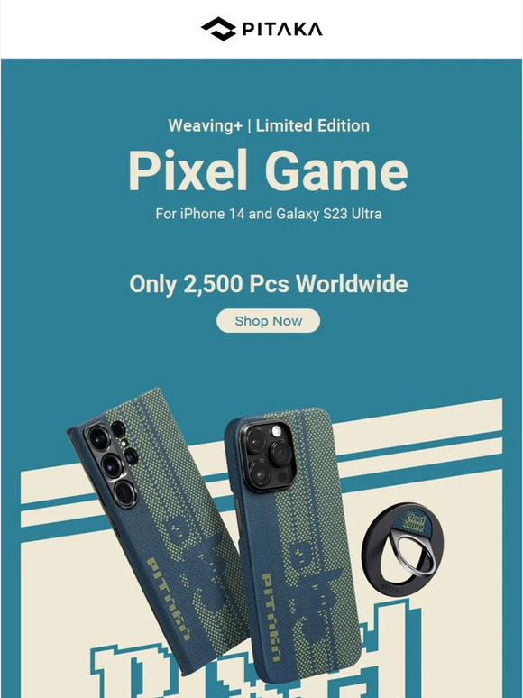 New Release! 2,500 Pcs Pixel Game for iPhone 14 & Galaxy S23
