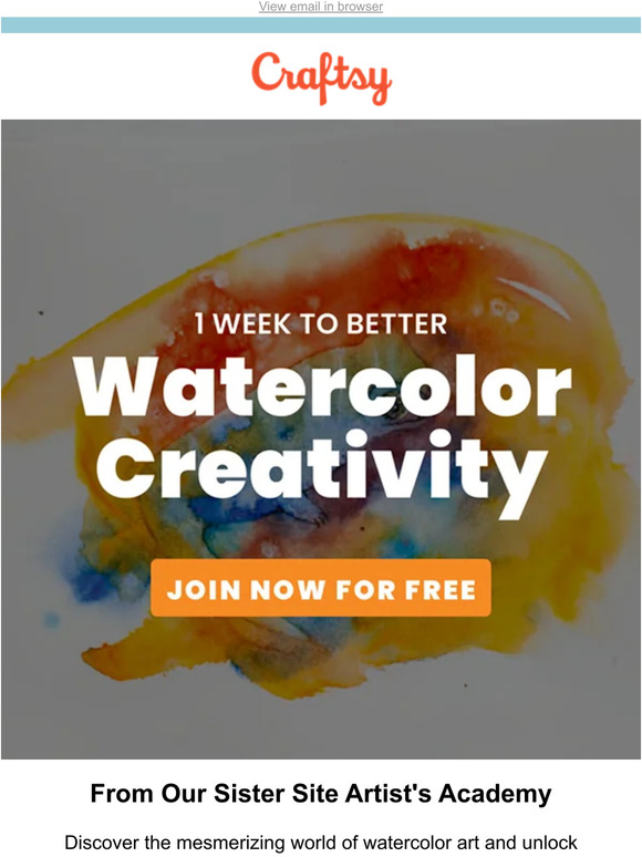 1 Week to Better Watercolor Creativity