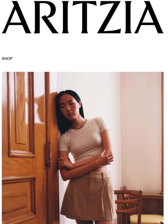 Emma Chamberlain's Style in Aritzia Spring 2023 Campaign