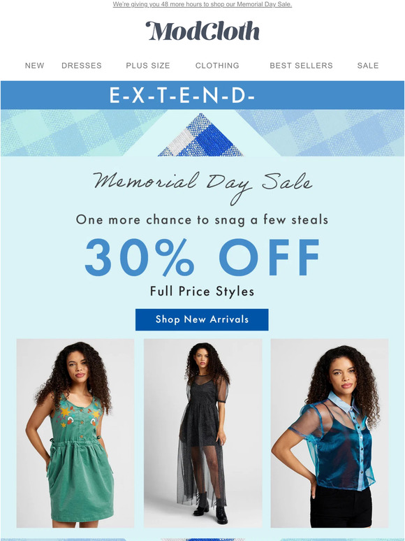 ONE More Chance to Save Sale Extended!