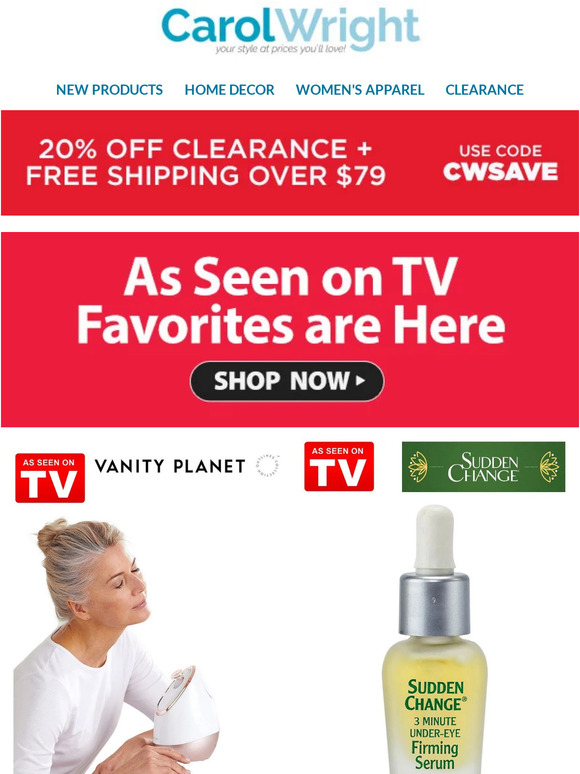 Carol Wright Gifts As Seen on TV Favorites are Here Shop Now Milled