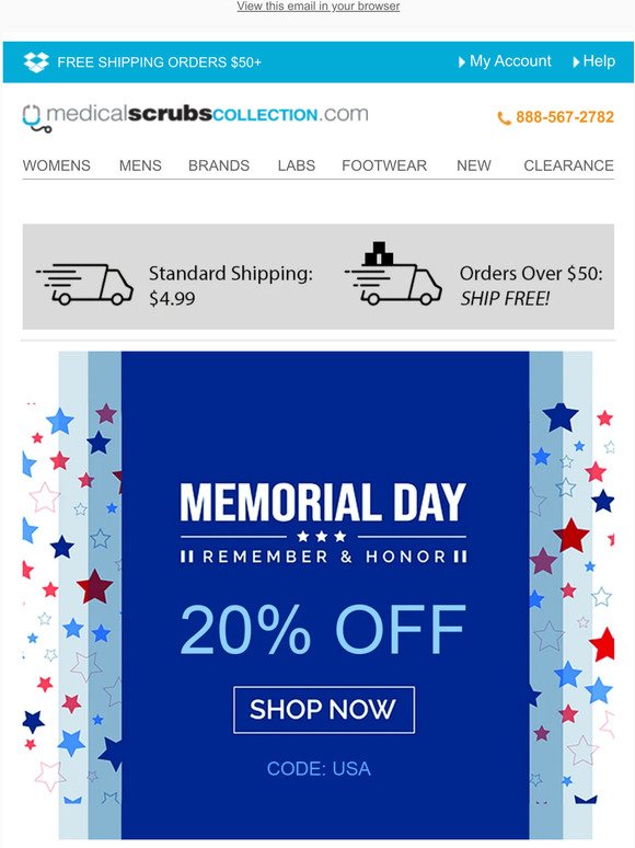 Memorial Day Savings Extended 1 More Day!