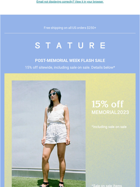 Post-Memorial Day Sale ;)